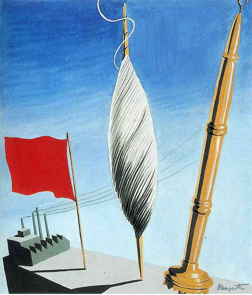 Project of poster 'The center of textile workers in Belgium', 1938 Get more Magritte 🍒 linktr.ee/magritte_artbot