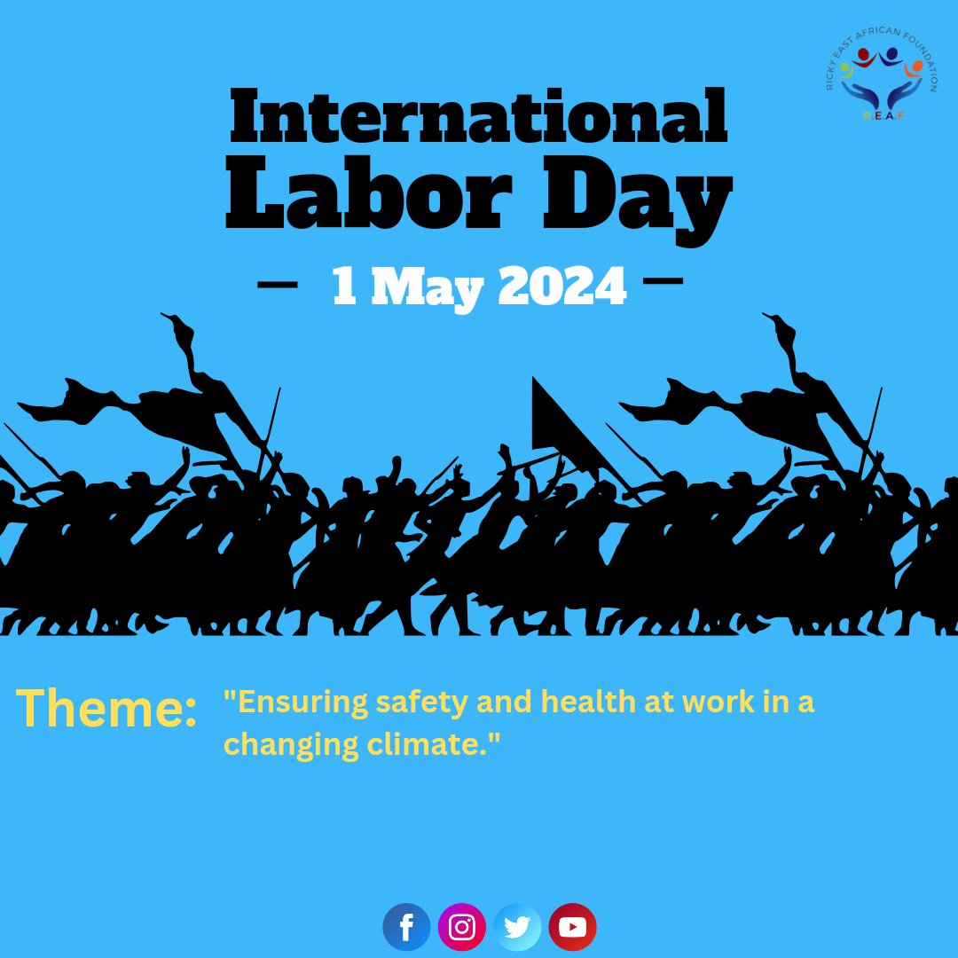 Happy #LabourDay! Let's continue to honour both men's and women's workers' contributions while prioritizing safety and health in the face of a changing climate. #LabourDay2024 #SafeWorkplaces @KCCAUG @Mglsd_UG