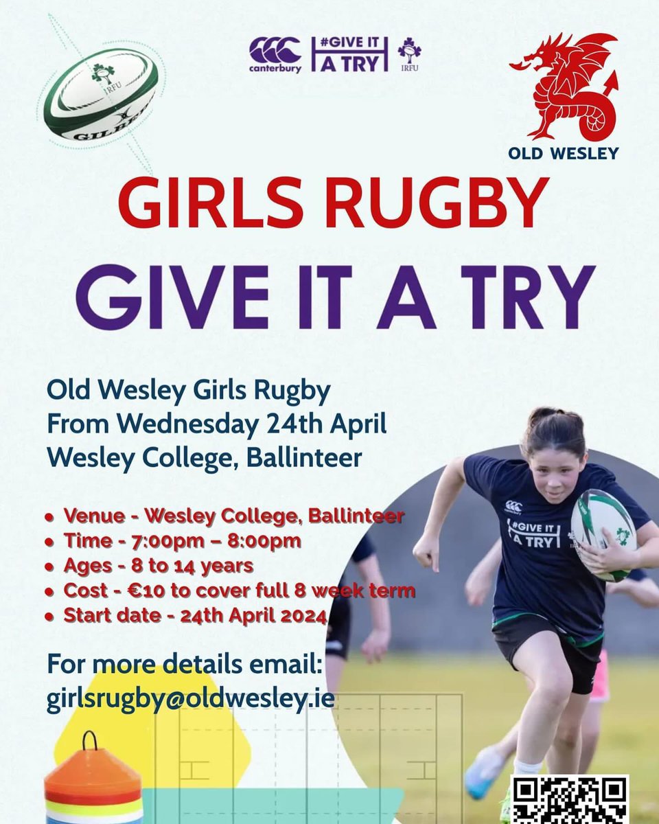 Don’t forget our girls 8-14 years give it a try is back again tonight and if you missed last week it’s not to late to register and #GiveItATry