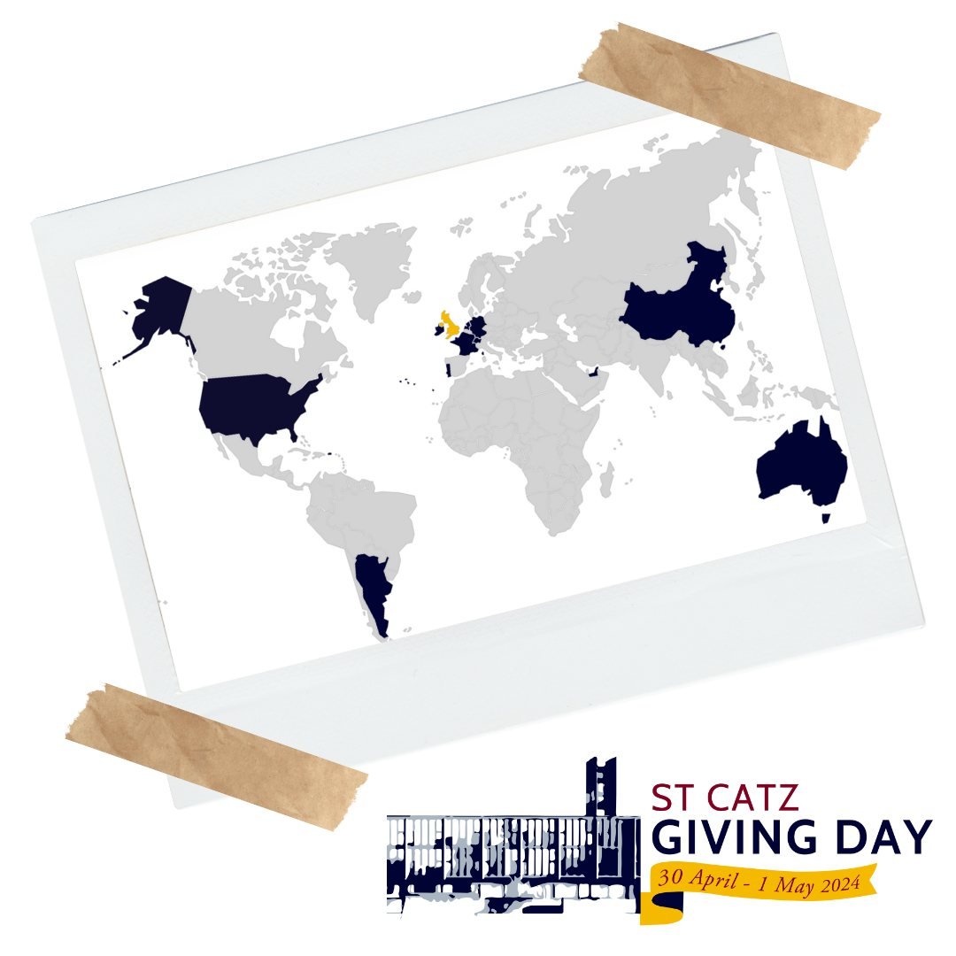 It's so moving to see Catz alumni, friends and family support our first #CatzGivingDay from all around the world. Because of your generosity, we've almost crossed the £100,000 threshold, a huge landmark! Thank you so much for everyone who has given so far! stcatz.givingday.co.uk