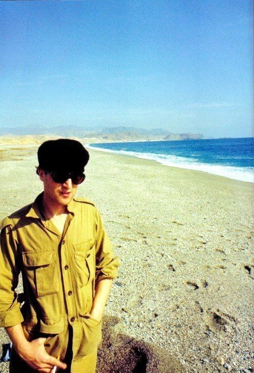 #JohnLennon on the beach in Spain during the filming of 'How I Won The War', October 1966 #TheBeatles