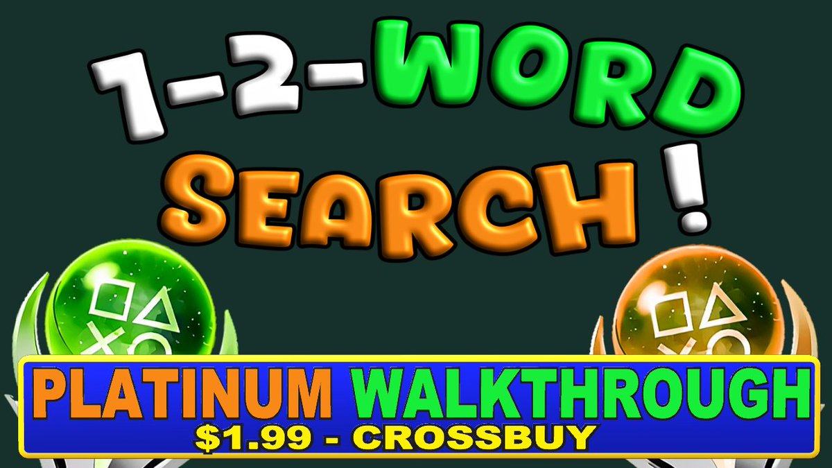 📢Giveaway 

1-2 Words PSN EU-NA Codes (Crossbuy)

To win, Retweet - Follow @TreeFallGames 
 and Me   

Please mention your preferred version in the comments
GOOD LUCK!

Trophy Guide: youtu.be/SNfqUNvYDtk