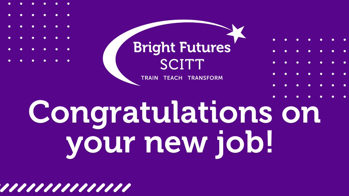 Many congratulations to Computer studies trainee, Rob C for securing a post @WellacreAcademy You have already made your mark there and I know will continue to impress at this fab school in the future! Very well done indeed Rob🥳🧡👏#wearebrightfutures