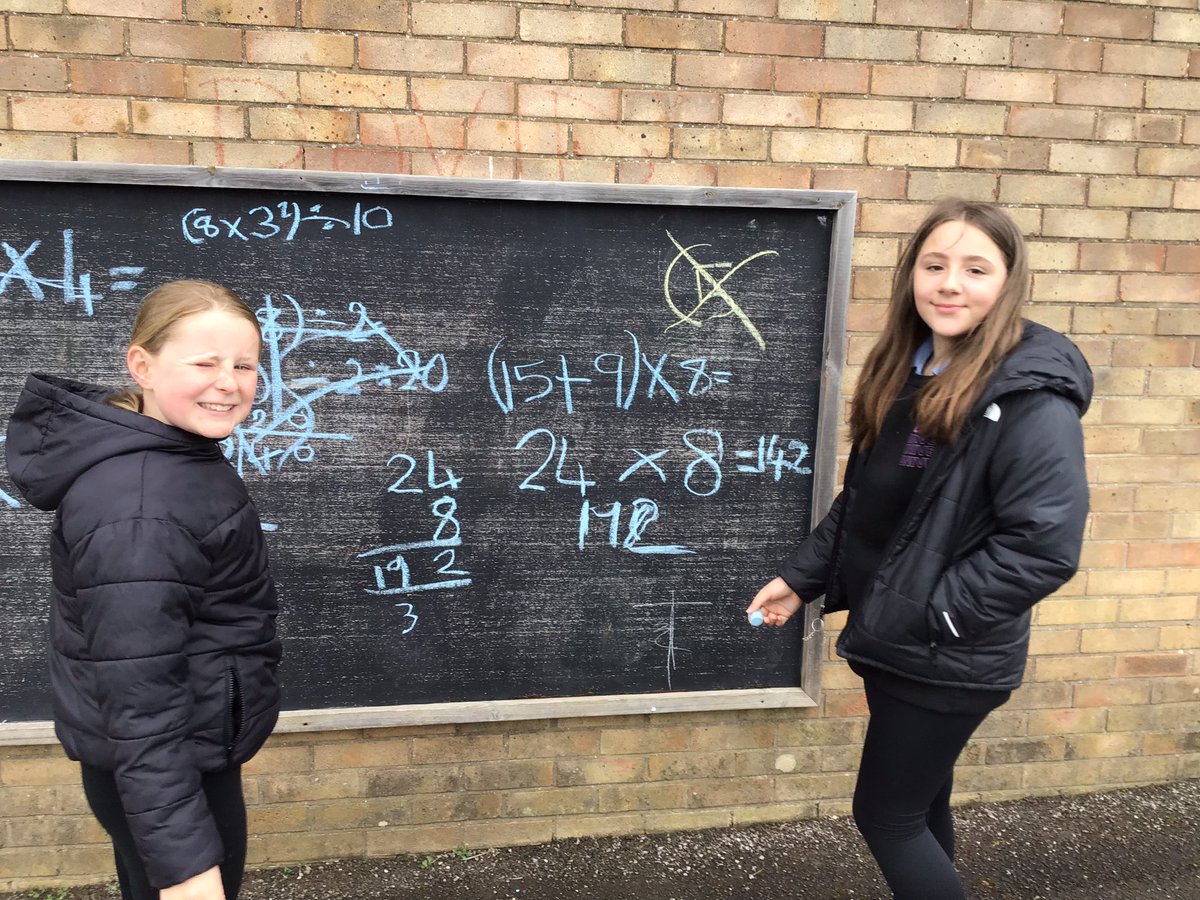J11Miss's tweet photo. Working hard solving multi-step calculations using BODMAS https://t.co/xerje2itFR