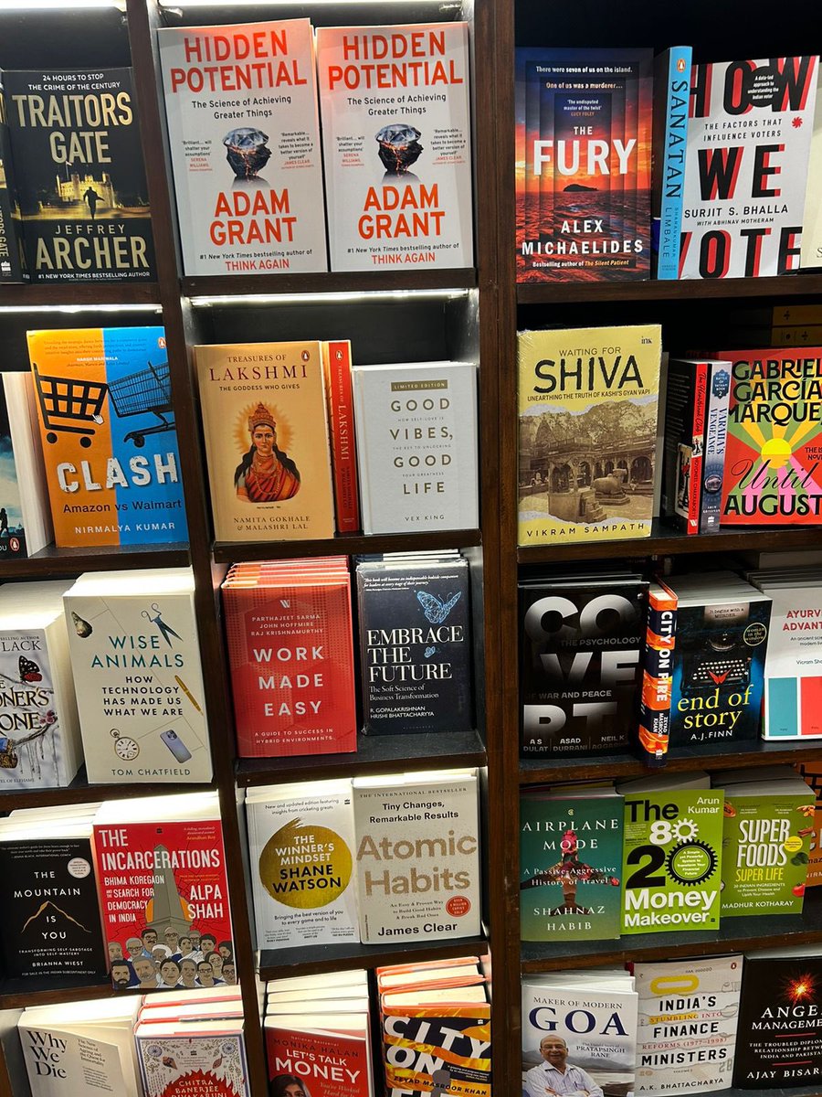 parthajeetsarma's tweet photo. A friend Sen’s this pic an hour back. #WorkMadeEasy spotted in the top 10 section. T2, Mumbai airport. Do DM me pics if you spot it somewhere. @WestlandBooks https://t.co/AZU6nOFYqs