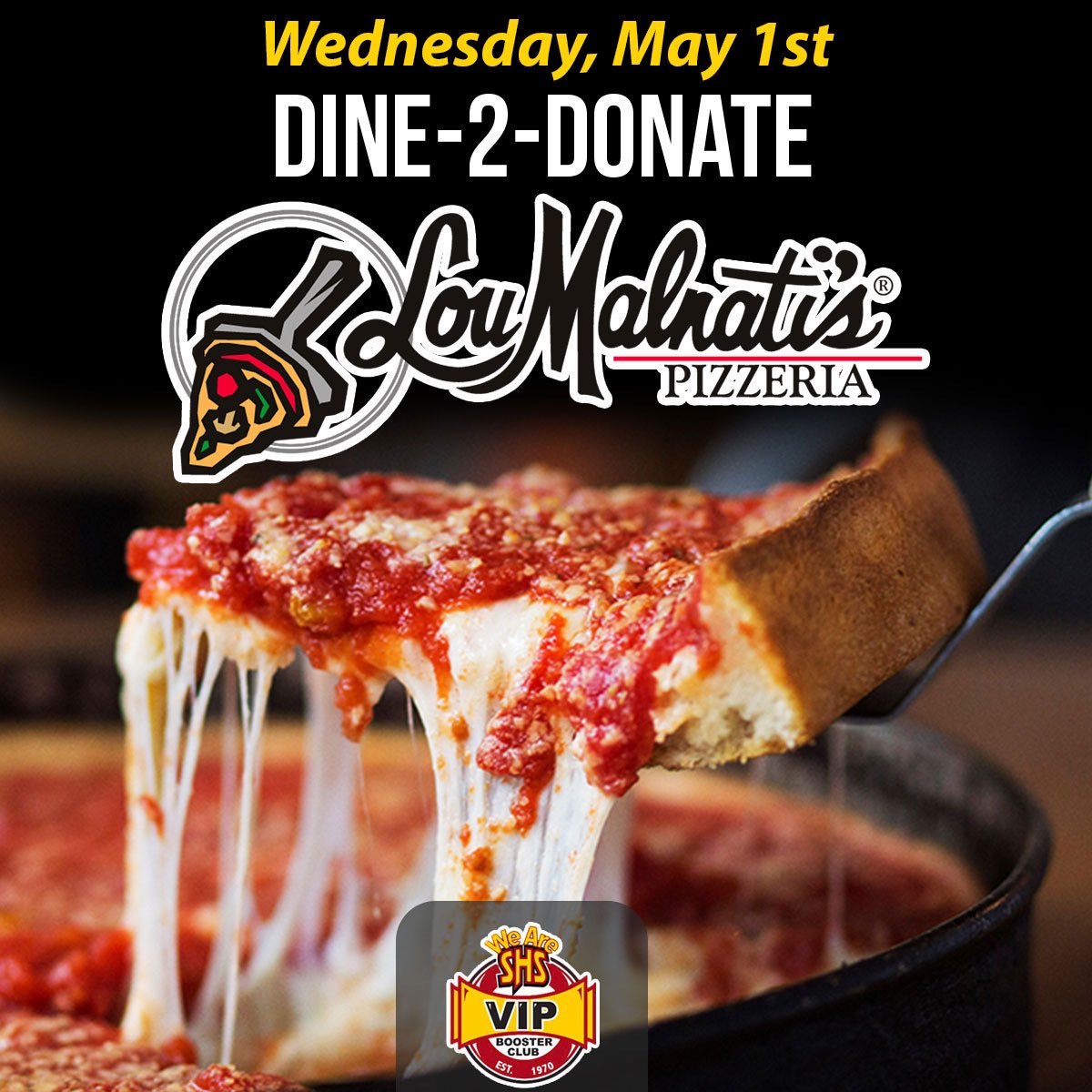 It's 🍕 time! Support our group today, May 1st, by ordering from either Schaumburg Lou Malnati's locations! Mention the fundraiser while ordering or use the code GPRAISE24 to order through the app/online &amp; 20% of your total gets donated back to SHS! <a href="/Siegie_Saxon/">Schaumburg H. S.</a>