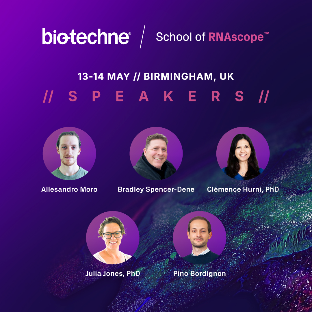 Head over to our agenda to meet some of our speakers! We’re two weeks away from our School of RNAscope, an updated agenda is live on our website. If you’ve not registered to join us – there is still time: bit.ly/44k7kw5