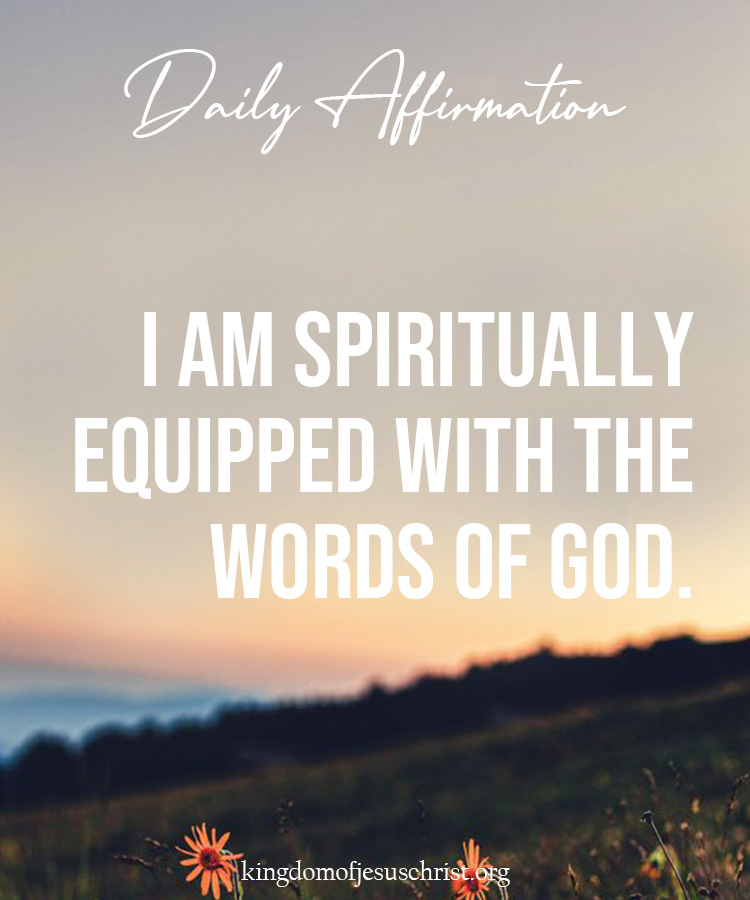 I am spiritually equipped with the Words of God.

#ApolloQuiboloy #KingdomofJesusChrist #WordsoftheSon #Quotes #Inspirational #Motivational #WordofGod