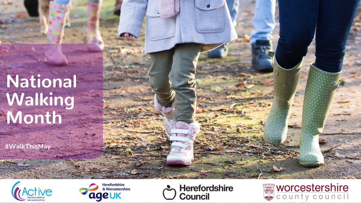 National Walking Month focuses on the benefits that walking can have on health and wellbeing. Take the first steps into a physically active lifestyle this May. bit.ly/3JzEC0M #WalkThisMay #NationalWalkingMonth