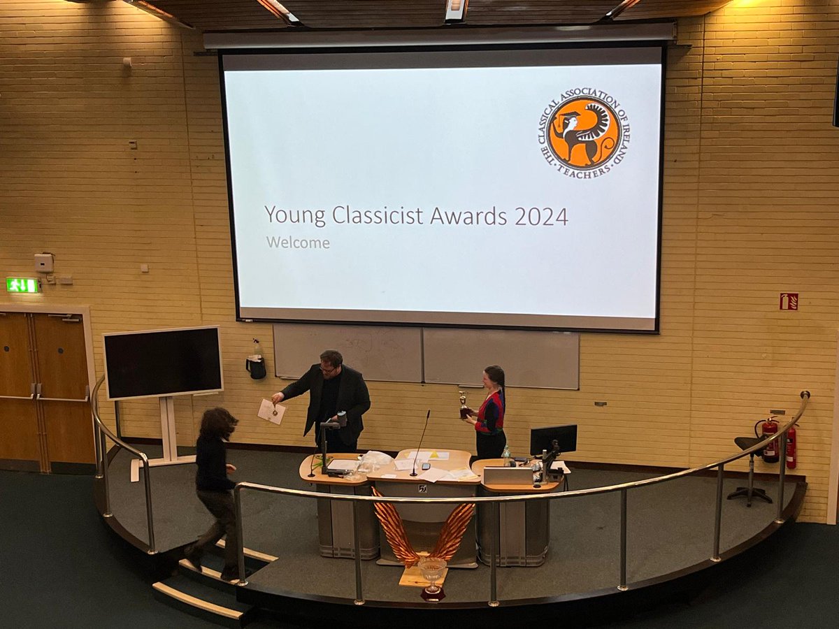 UCD Classics (@classicsucd) on Twitter photo Congratulations to all finalists and winners at yesterday's <a href="/IrelandClassics/">ClassicsTeachersIreland</a> #YoungClassicistAwards in UCD! From songs to videos, essays, art projects and bronze wings, the imagination of the students was on full display! Congratulations to all finalists and winners at yesterday's <a href="/IrelandClassics/">ClassicsTeachersIreland</a> #YoungClassicistAwards in UCD! From songs to videos, essays, art projects and bronze wings, the imagination of the students was on full display!