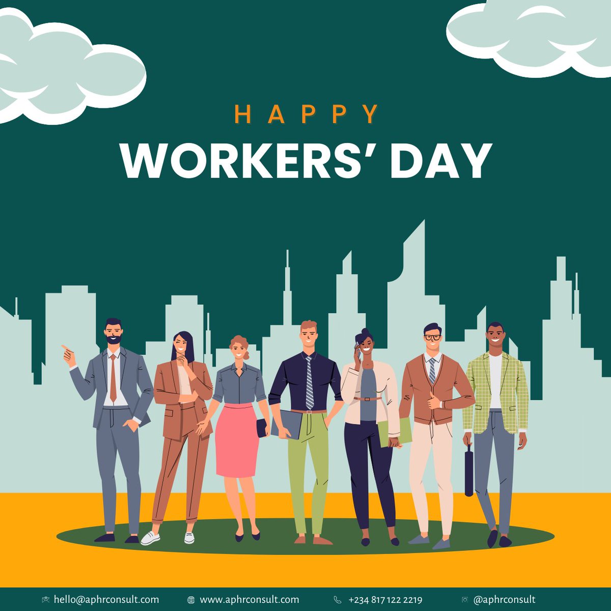 Wishing you a joyful double celebration: Happy New Month and Happy Workers' Day! Your dedication, resilience, and contributions make the world a brighter place. Thank you for being shining stars in the workforce! 💼✨ #aphrconsult #workersday #workersday2024 #happynewmonth