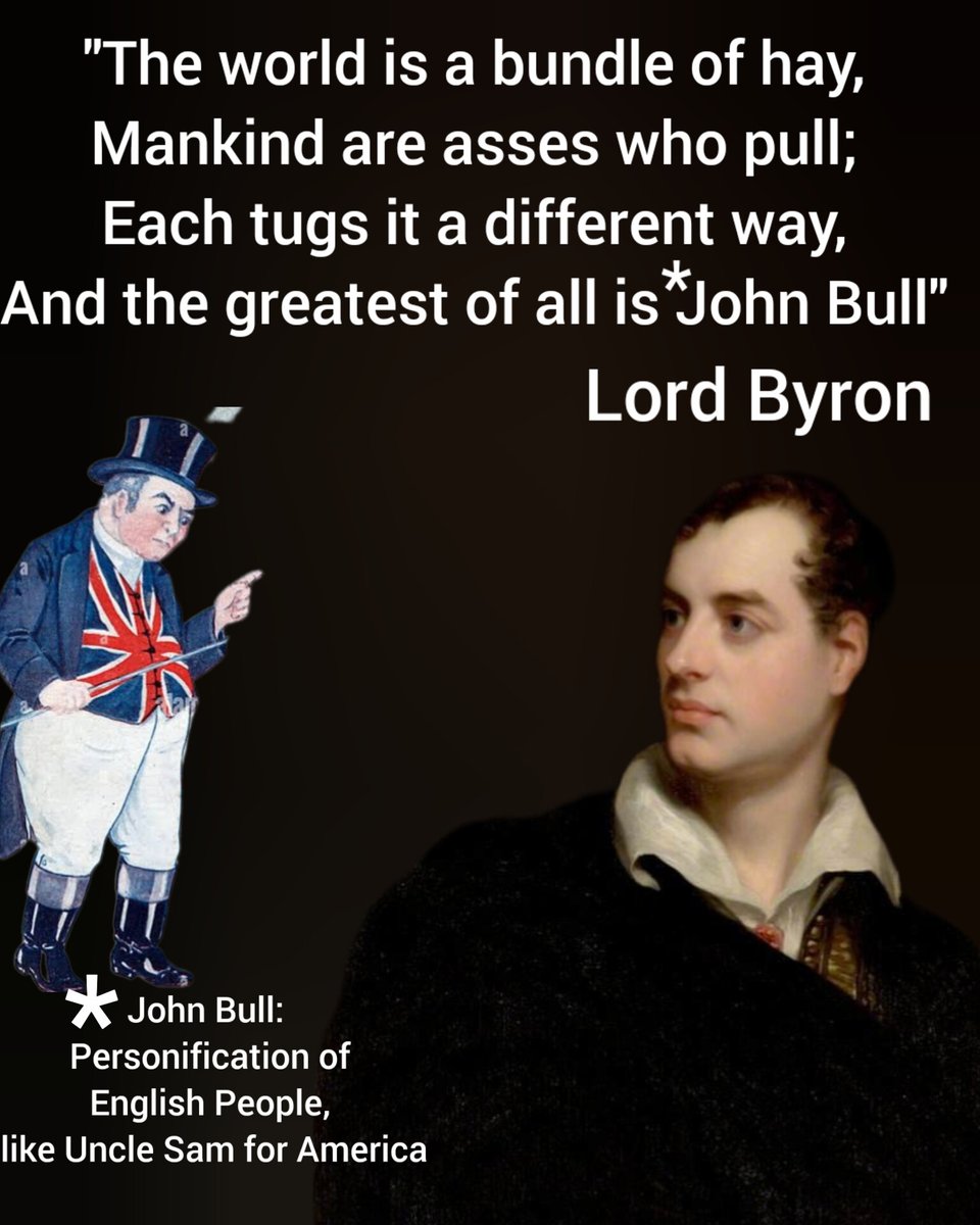 😊 For my Twitter #British  friends/followers 

#LordByron #Englishpoetry