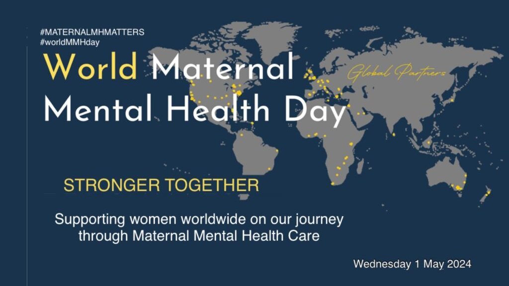 Today is World Maternal Mental Health Day 🌍🤱🏻. 
This year's theme is 'Stronger Together' - whilst every woman’s journey is her own, we can help and guide each other. Because we are Stronger Together. 
👩🏾‍🦱🧕🏾👩🏻‍🦰#maternalMHmatters #StrongerTogether