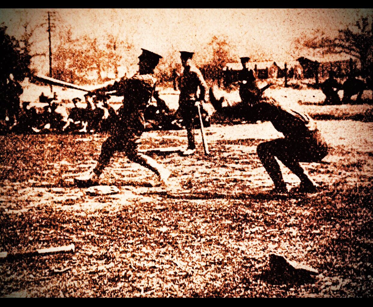 May 1916: Witley Military Camp, near Godalming. (📷: ‘Baseball Magazine’ USA)…