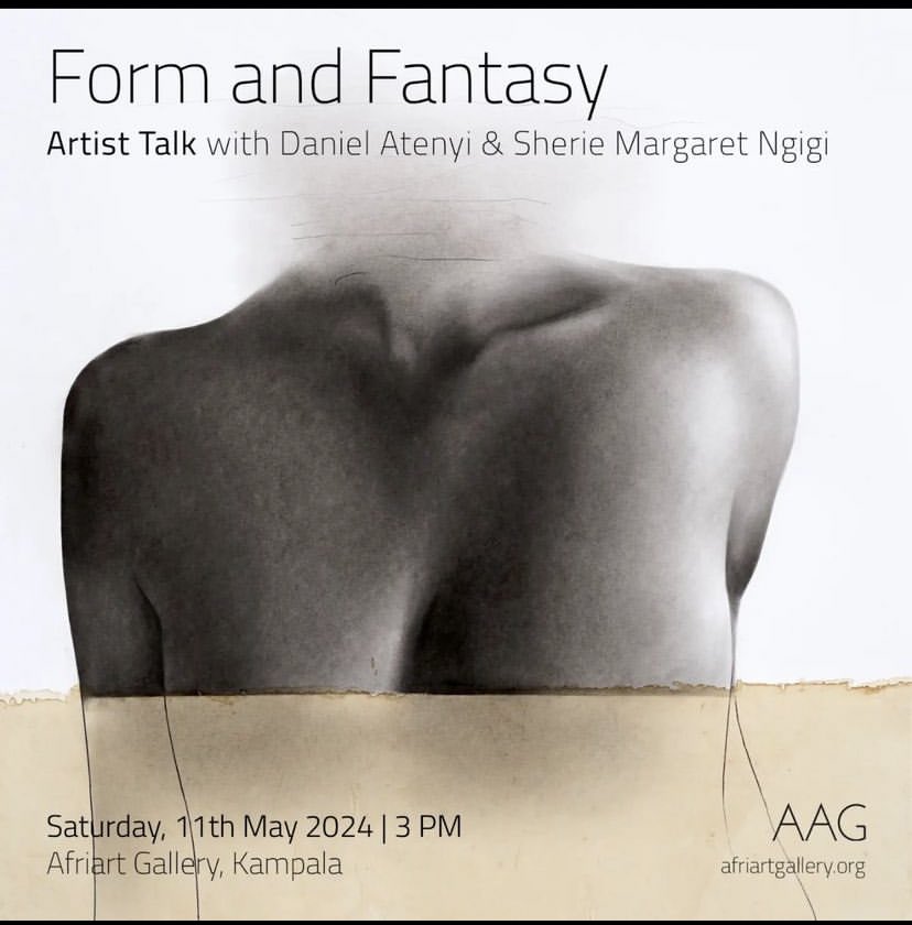 I’ll be in Uganda together with my co-exhibitor Daniel Atenyi, on the 11th of May to talk about my work and the Form and Fantasy Exhibition.