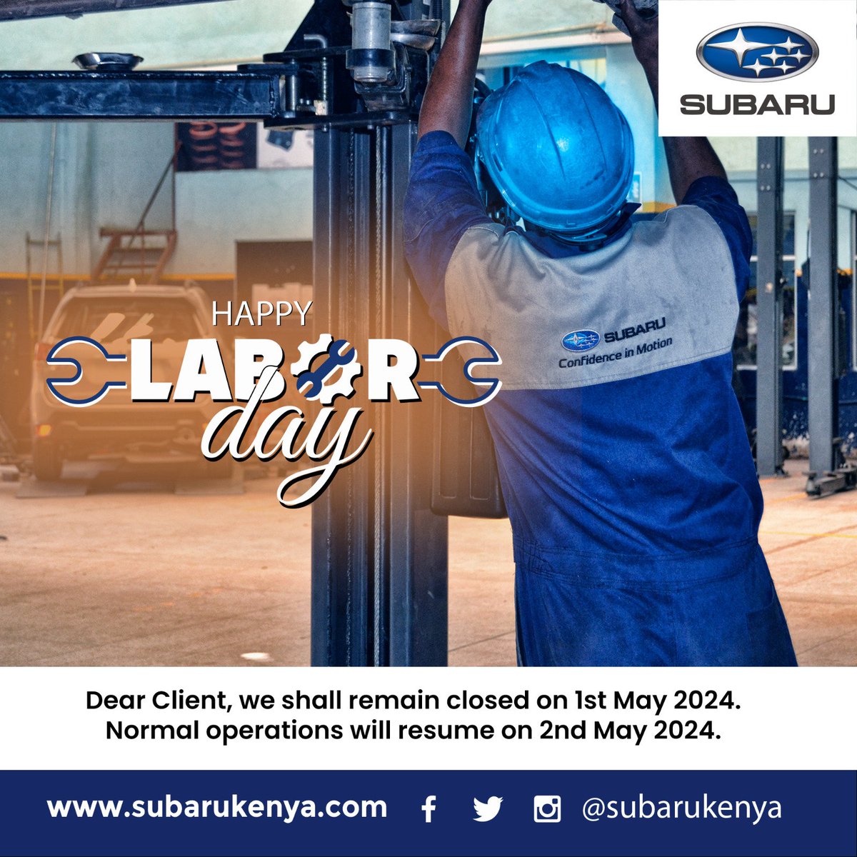 Subaru Kenya 🇰🇪 (@SubaruKenya) on Twitter photo 2024-05-01 07:44:16