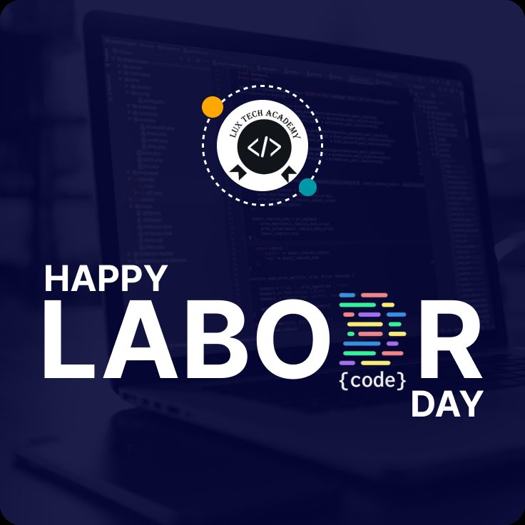 Happy Labour Day to all the hardworking techies out there! 🚀 Your passion and commitment to excellence continue to push boundaries and inspire us all. 🔥💯 #LabourDay