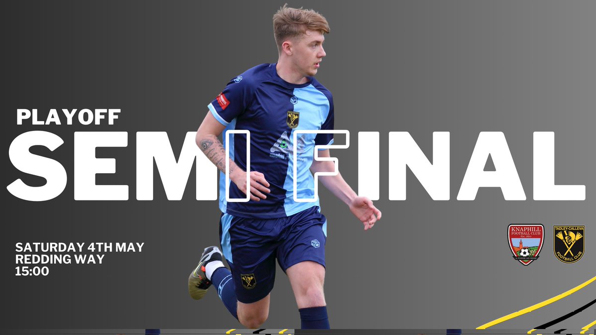🆙️⏭️ Looking ahead to Saturday afternoon. Our season achievements take us to @KnaphillFC in the @ComCoFL play-off semi-final. The Romans march on, and we need the support of every one of you. Time for heroes. #TCFC | #Romans