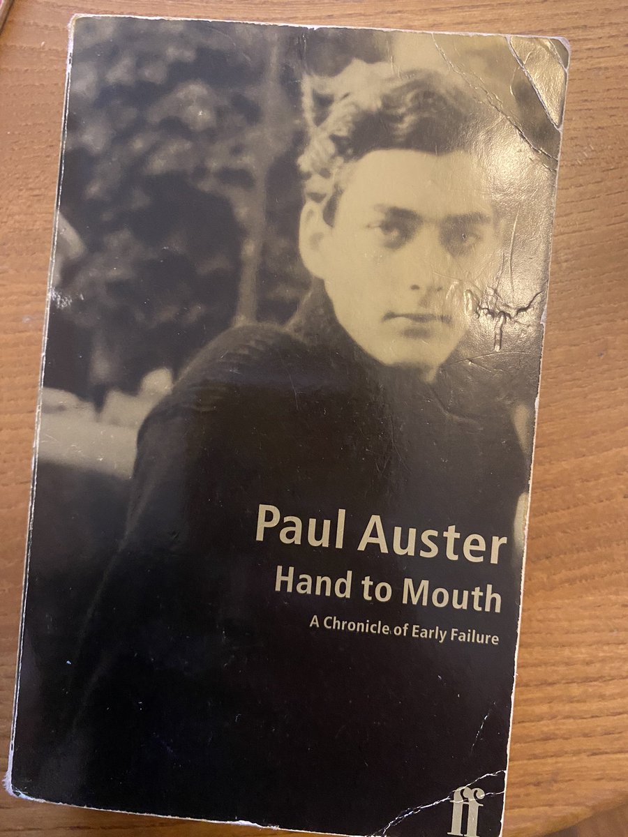 Ah man, I’m sad that Paul Auster has died. Me and Dave bought this book on our first trip to Paris, solely due to him looking super-handsome and impossibly literary glam in the cover photo. Then it turned out he was really brilliant.