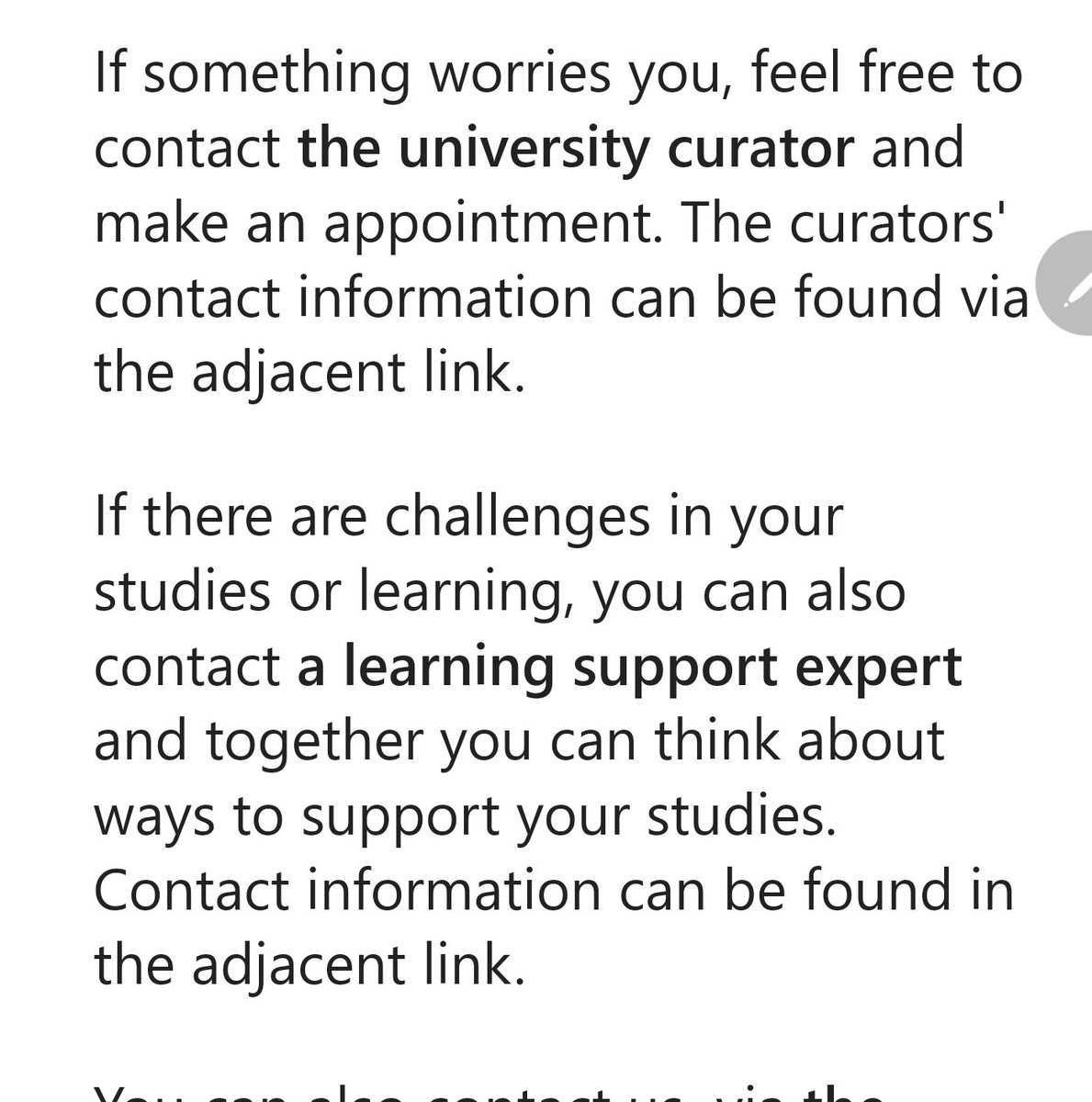 Prix_tweet's tweet photo. I really wish our universities could take student's wellbeing serious like this. https://t.co/wNCAMrrzuB