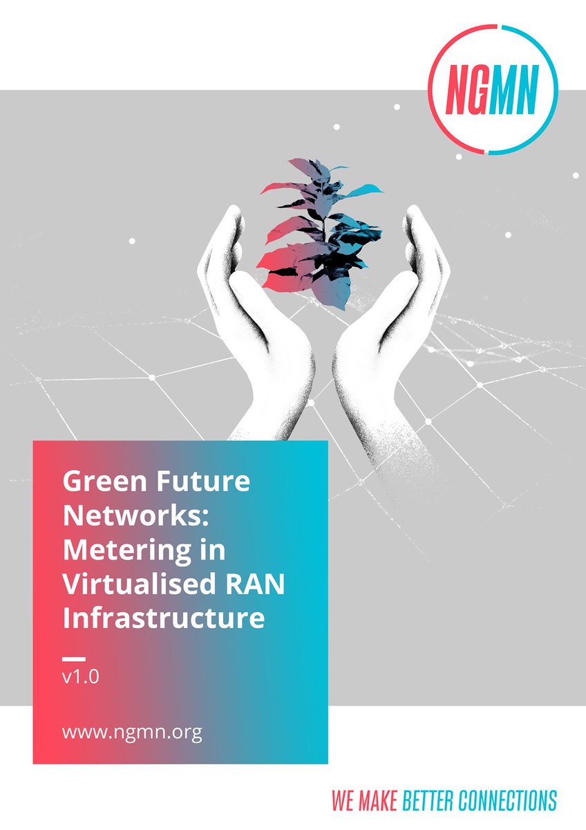 NGMN recently released a publication that offers industry recommendations on #energy consumption measurements in virtualised RAN networks, to help track energy usage and better achieve #sustainability goals. Read the full publication here: bit.ly/3QrfHR3