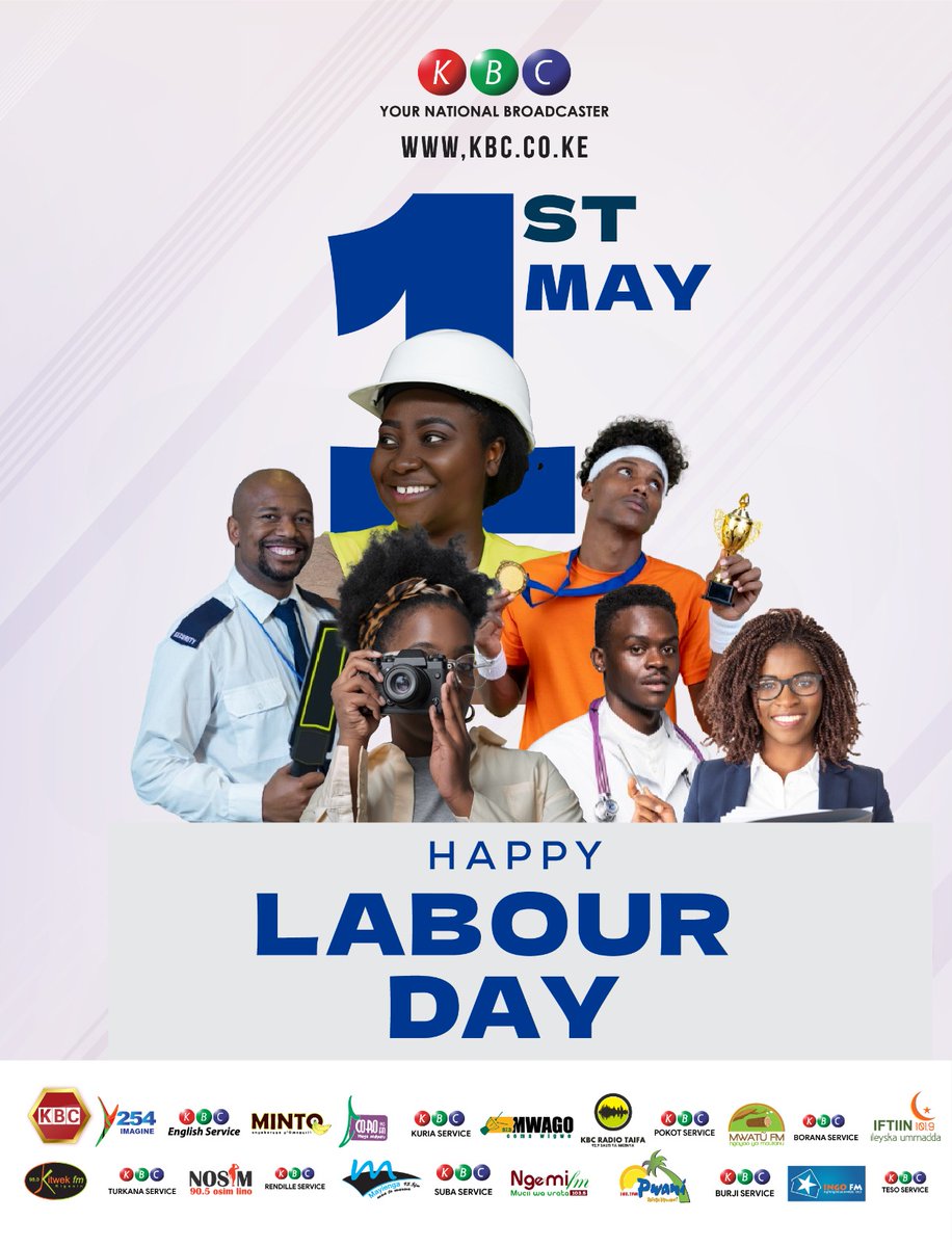 Happy Labour Day to all of you. Tunawashukuru kwa kujitolea kila siku, kujituma na kupiga hustle bila kuchaka. 💪💪.
^DA

#IngoFM #KBCniYetu