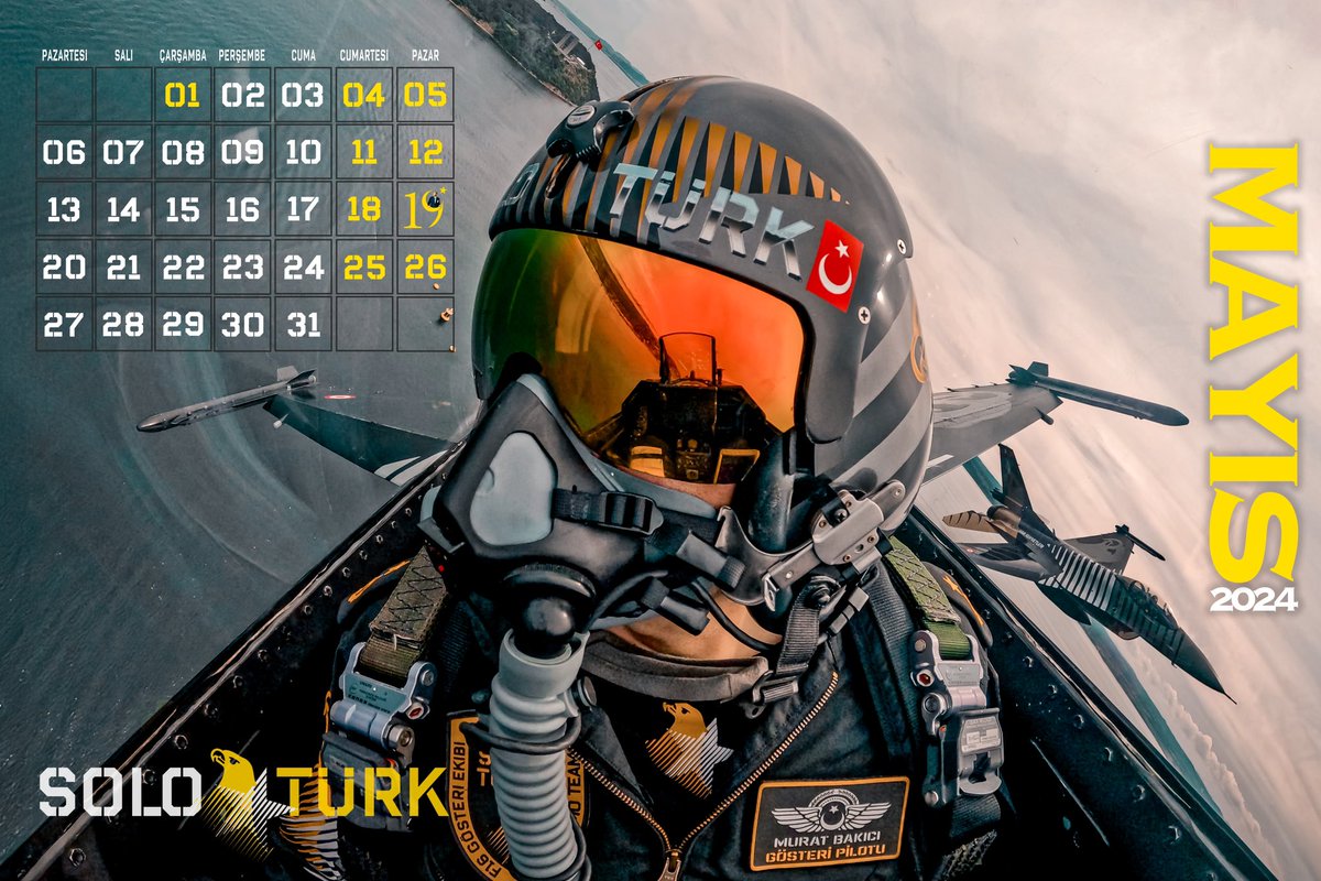 SOLOTÜRK 2024 Mayıs ayı takvimimiz. #solotürk #soloturk #aviation #avgeek #aviationlovers #aviationdaily @tcsavunma @TSKGnkur