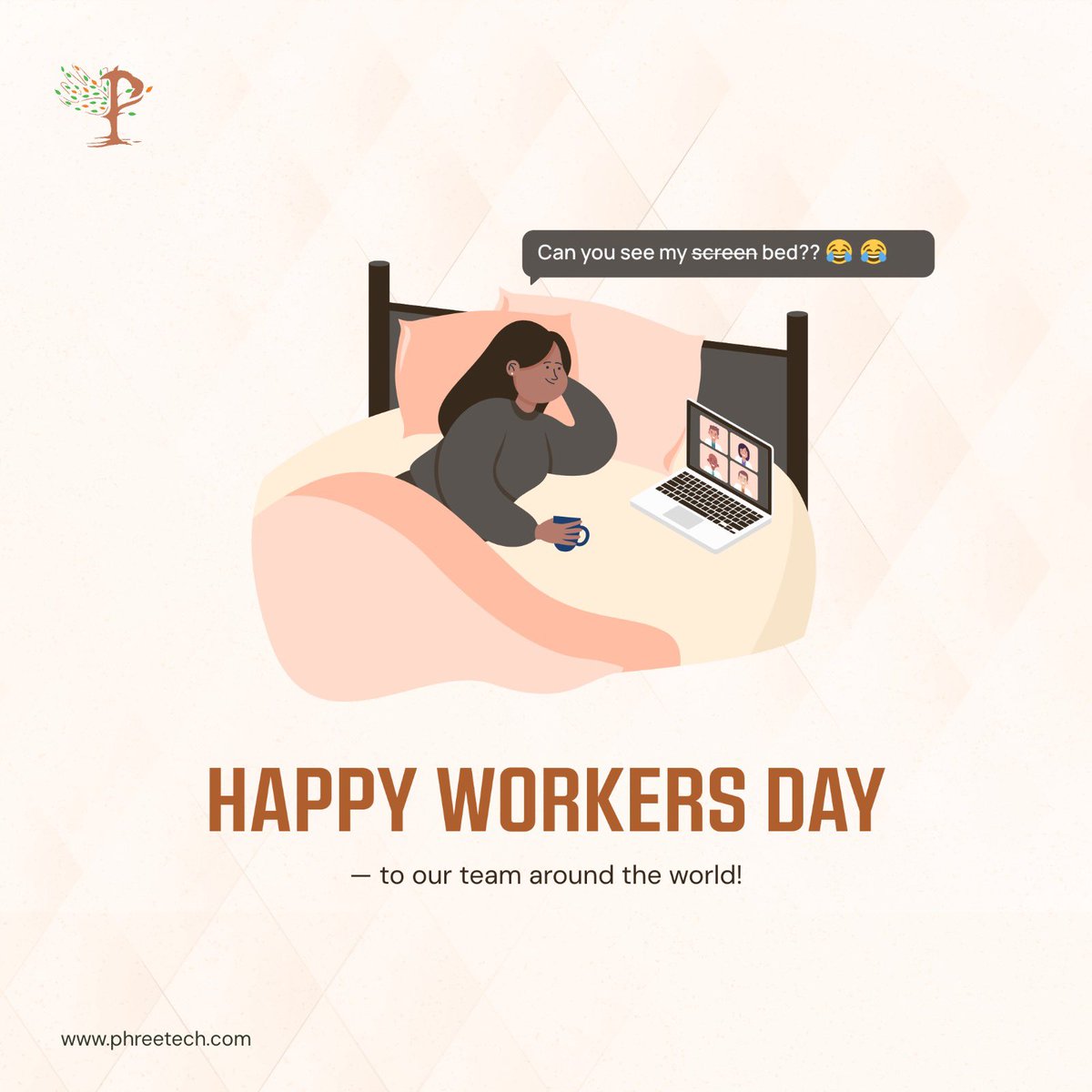 PhreeTechLabs's tweet photo. Today we celebrate the backbone of our society - the hardworking individuals who keep our world running.
To all our amazing staff, we want to express our gratitude and appreciation for your efforts.
Happy International Workers' Day
#Workers #WorkersDay #phreetech #Tech https://t.co/t26ZmnvowI
