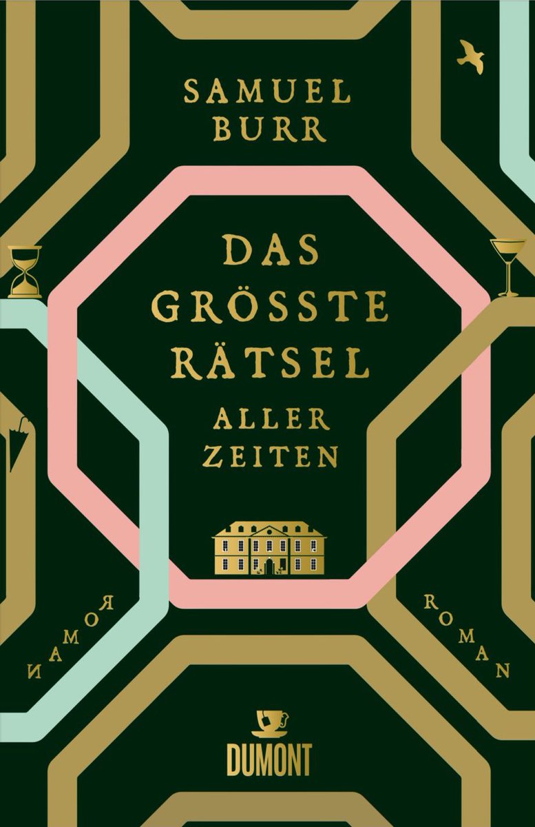 Introducing . . . Germany’s Fellowship of #Puzzlemakers aka “The Greatest Riddle of our Times” It’s one of my favourite foreign covers! Thanks to the wonderful team at @dumontverlag 🤩