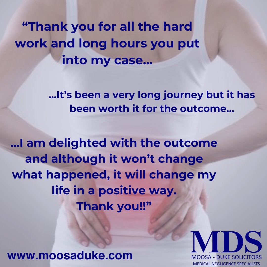 #CaudaEquinaSyndrome is a serious neurological condition where the nerves at the very bottom of the spinal cord become compressed. We received feedback from one of our clients. Visit our website to read more about her case - moosaduke.com/case_studies/f… @caudaequinacesa  #CES