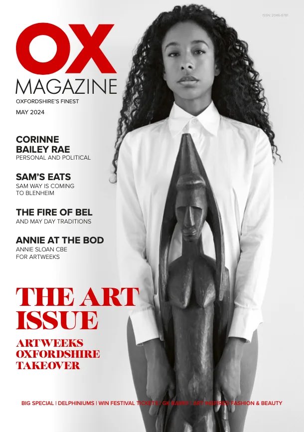 🎨Welcome to OX May, our fabulous Art Edition🎨 Featuring an EXCLUSIVE interview with the musically talented #CorinneBaileyRae.✨ CLICK TO READ: bit.ly/4aWgkKi