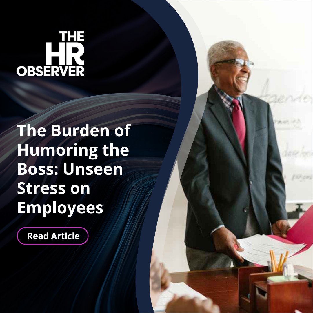 Randall S. Peterson's research explores 'leader humour expression,' revealing that while humour can boost workplace productivity, it often pressures employees to feign amusement, particularly those lower in the hierarchy. Read more: bit.ly/3UpKiiK #hrobserver