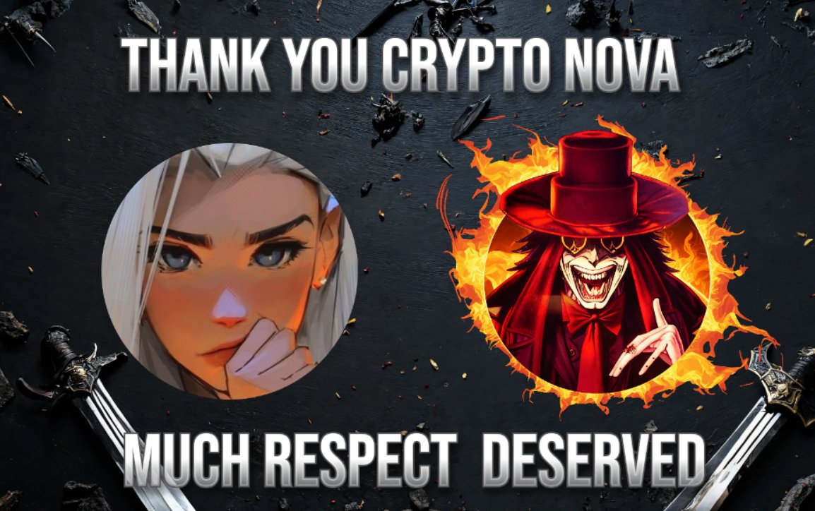 One of my Motivators: @CryptoGirlNova If you didn`t know when I started thread writing I took inspiration from few people, and one of my Gurus back then was Nova! Still admire Her knowledge and quality, but now I am on my own, so I take the stick and make some new people to be…
