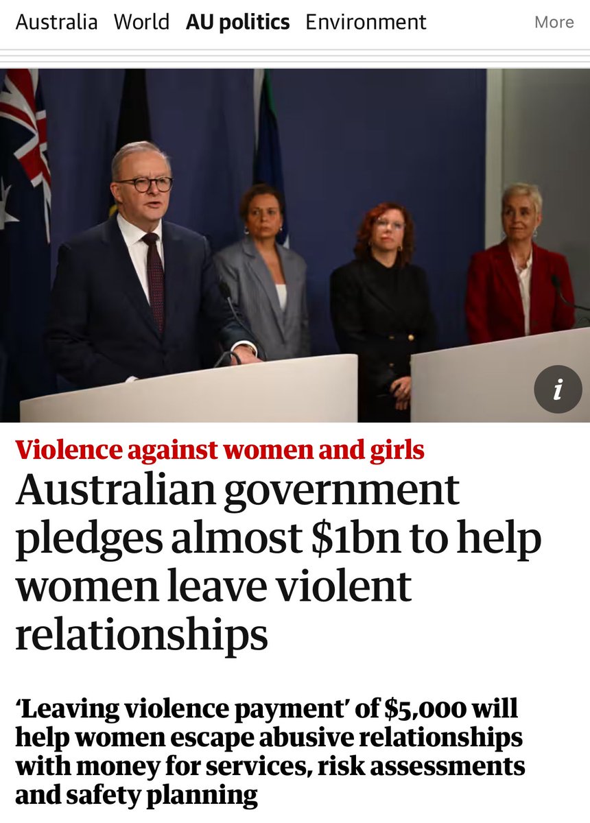 It took @AlboMP 3 days to come up with a $1 Billion plan to help women leave violent relationships, in an attempt to take the heat off him from his misogynistic display at the Violence Against Women rally on the weekend. How effective will this program really be? #auspol