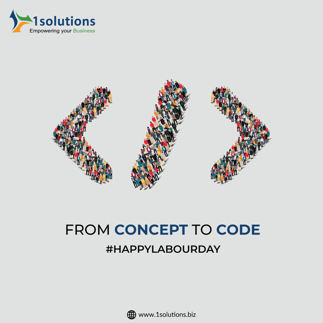 Celebrate #HappyLabourDay with us as we turn ideas into reality, from concept to code. 
.
Happy Labour Day
.
.
.
.
 #LabourDay  #LabourDay2024  #TeamworkMakesTheDreamWork #1solutions