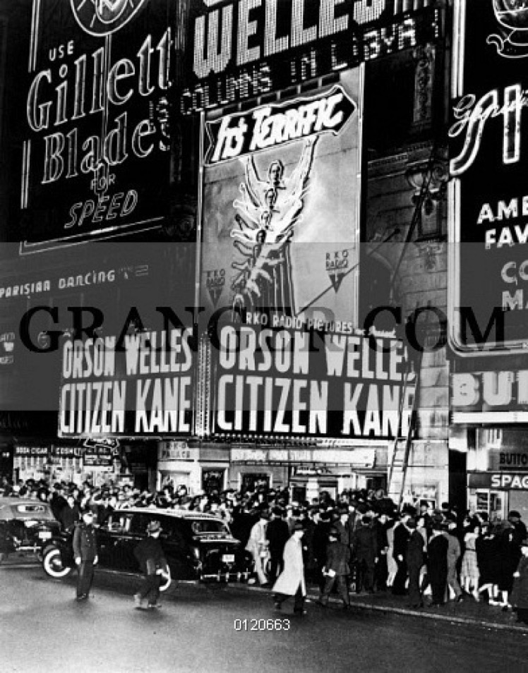 1 May 1941. Hollywood classic film Citizen Kane, produced, directed, and starring, Orson Welles, had its world premiere at the Palace Theatre in New York City, USA. In 2015, Citizen Kane was ranked 1st on the BBC’s “100 Greatest American Films” list.