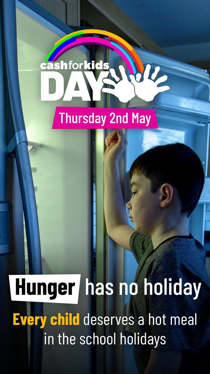 For so many children, their school meal is the only hot meal of the day 💔 During the holidays those families who are struggling can’t afford enough food. We want to help those children. So Cash for Kids Day tomorrow will allow us to do this.Please help 🙏 hitsradio.co.uk/cfkday