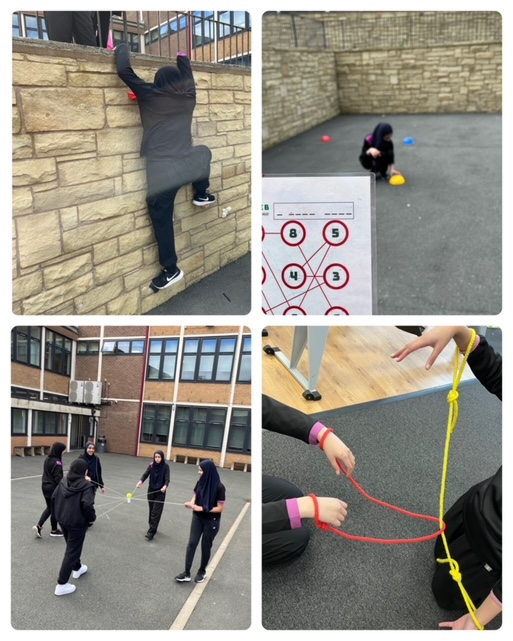 @TauheedulGirls Y8 have been problem solving this week in PE #WeAreStar #Teamwork #PE #ProblemSolving