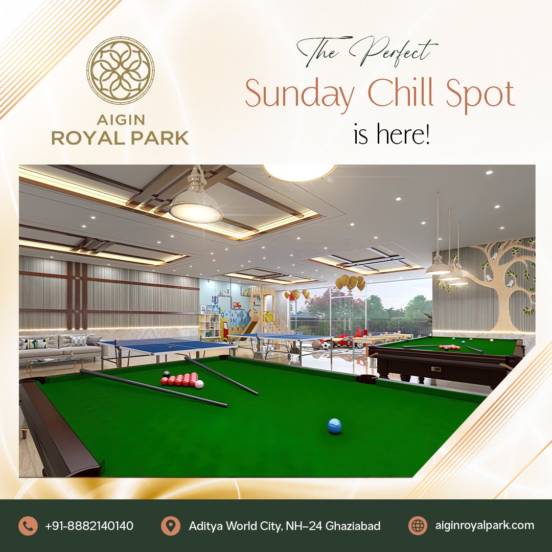 Relax and unwind at our luxurious apartments 🌿✨

📞+91-8882140140

📍Aditya World City, NH- 24 Ghaziabad

🌐 aiginroyalpark.com

#aiginroyalpark #3bhk #4bhk #luxuryapartments #luxuryflats #newhomes #newapartments #club #sundaychill #sundaymood