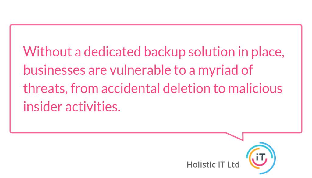 HolisticIT's tweet image. Amidst the convenience and efficiency that cloud platforms offer, there lies a critical aspect often overlooked – data backup.

Read more 👉 lttr.ai/ASEtY

#CloudBackup #CloudBackupServices #CloudBackupSolutions #ITSupport #EmailSecurity #DigitalTransformation