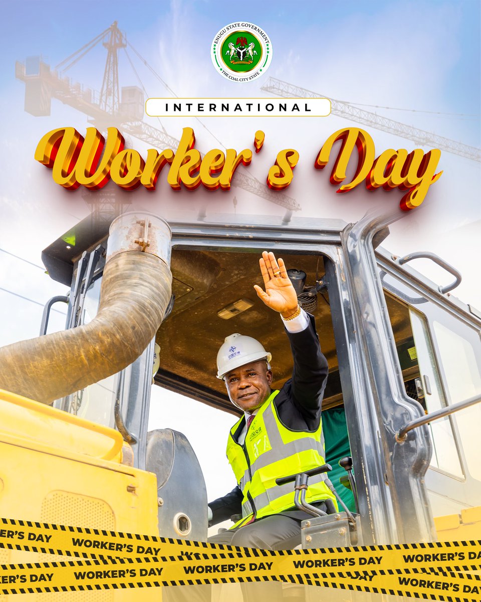 On this Workers' Day, I celebrate our workforce; the resilient men and women who contribute to the actualisation of our vision for our dear Enugu State. I salute your dedication to duty and love for Enugu State. I join the labour unions, particularly the Nigerian Labour Congress…