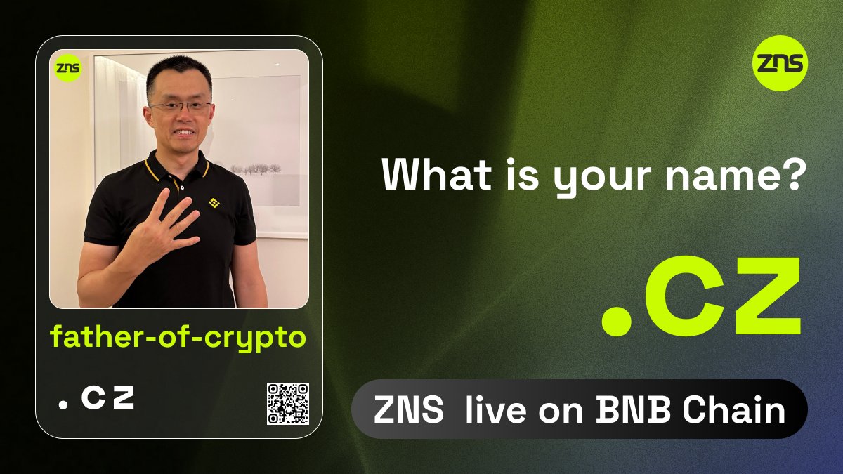 🚀ZNSConnect is now live on the BNB Chain!

You can now mint .cz domains directly on @BNBCHAIN .

Mint, renew, customize your profile, and even share gift cards with friends, all on v3.znsconnect.io.

Don't miss out on this opportunity to get your .cz domain today using…