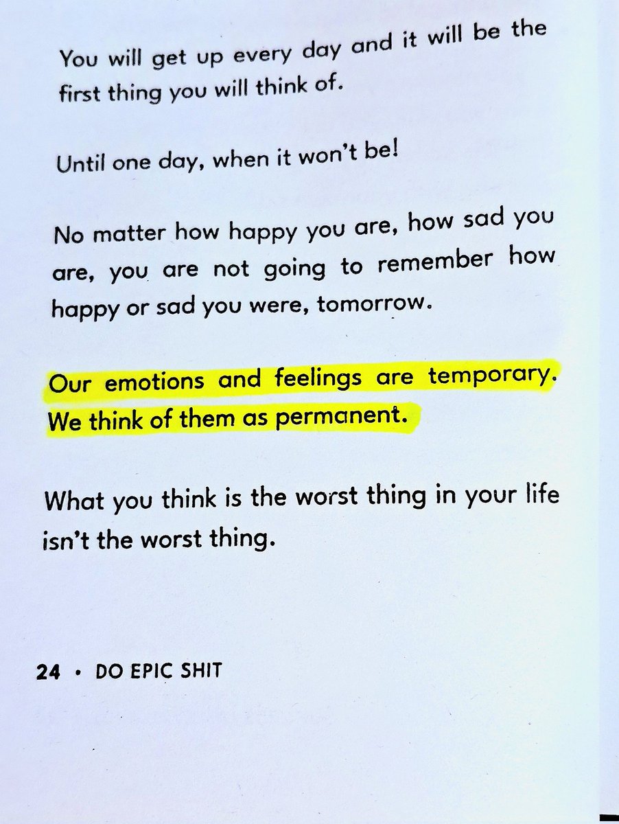Book Credit: Do Epic Shit
Written by : @warikoo
.
'Embrace life-changing thoughts and unlock your potential. Follow us for daily doses of inspiration and the best lines from self-help books. #ChangeYourLife #SelfHelpJourney'
#booklover
#book
#reading
#bookworm
#books