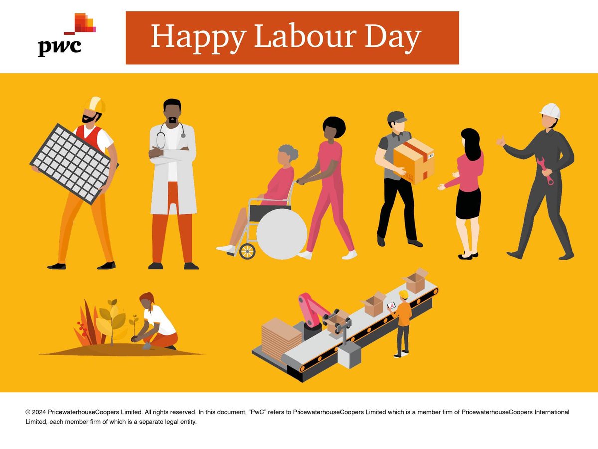 We wish all workers a Happy Labour Day!
#CommunityOfSolvers #PwCProud