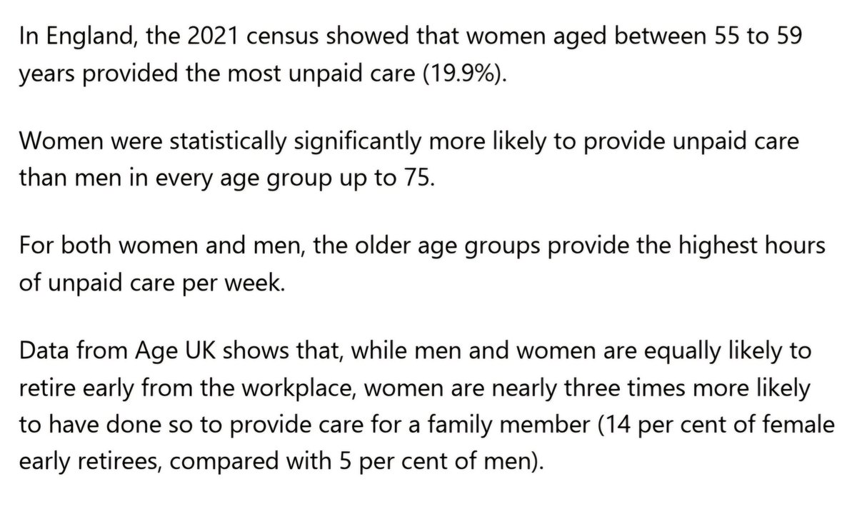 Many #1950s #WASPI women gave up work early to care for relatives (expecting their state pension at 60 yrs) and later discovered their state pension age had increased by up to 6 yrs with no notice leading to devastating financial consequences. @Keir_Starmer @RishiSunak