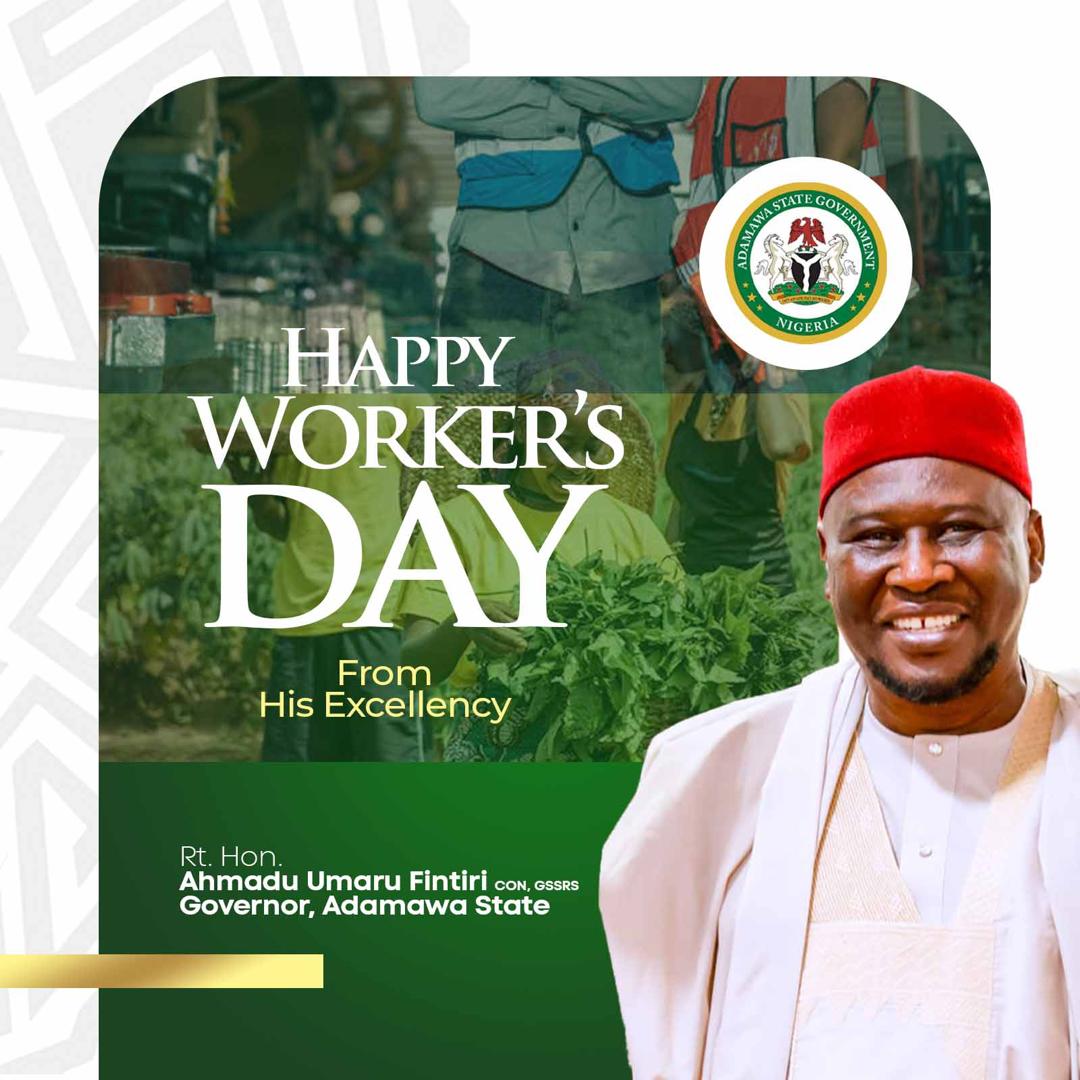 Happy Workers' Day, Adamawa State! Today, we celebrate our dedicated workforce. I'm proud to lead a state where workers' welfare is a top priority. Prompt payment of salaries, allowances, pensions, and measures to cushion subsidy removal effects are commitments to our valued…