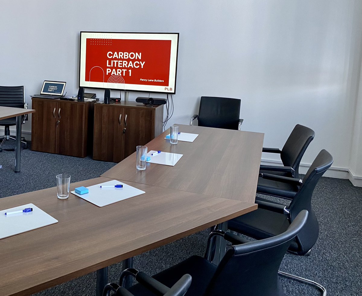 Here we go, all set up and ready for our first PLB Carbon Literacy Training for our colleagues. Excited, let’s go 🙌🏻 #PLBPeople #carbonliteracy #sustainability #netzero