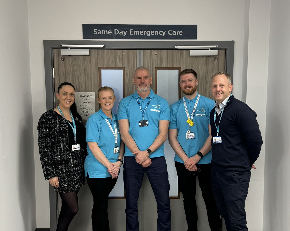 Quick check in with the team and <a href="/BTHSDEC/">BTH-SDEC-ACPs</a> on the rollout of eDischarge, good feedback and progress, even got the opportunity to discuss the new PAS with SDEC staff that’s coming 🔜 🩵  <a href="/BTH_BDigital/">B.Digital</a>