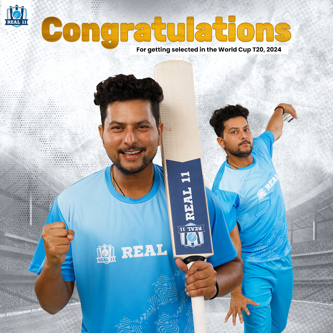 Heartfelt congratulations💐 to our beloved brand ambassador @imkuldeep18💙 who made the cut for the upcoming showpiece event.🏆 The crafty chinaman💫 will hold the key for #TeamIndia🇮🇳 India in the 2024 edition! #kuldeepyadav #IndianCricketTeam #Cricket