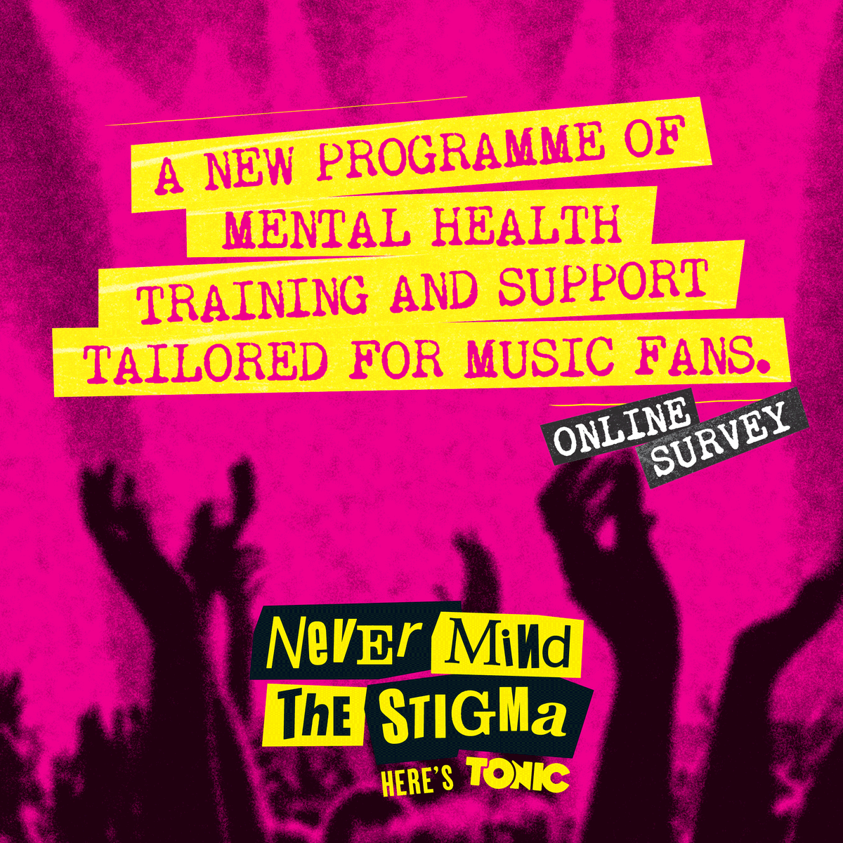 Calling ALL music fans! Share your views about mental health support tailored for you.... Festival Survival? Gig Anxiety? Album Club? Lyric Writing? We want to hear from you > forms.gle/rDcgGMWcwSuW1k… #NeverMindTheStigma #Fans #MentalHealth #Wellbeing #Music